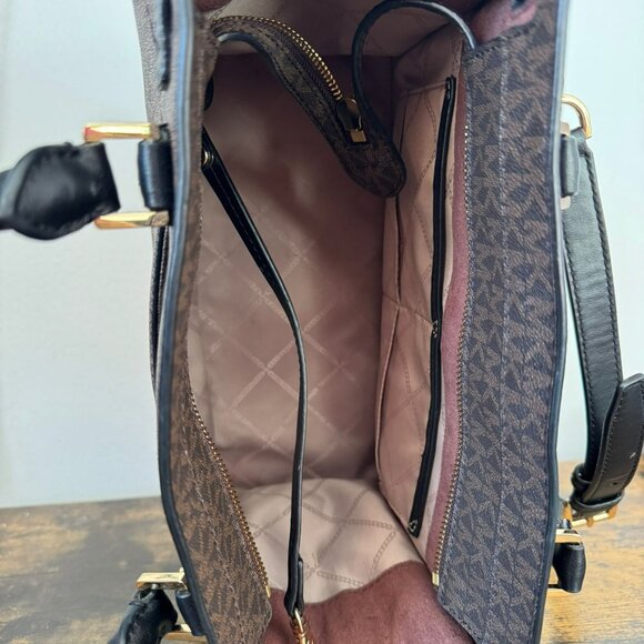 Michael Kors Monogram Hamilton Large Bag - Picture 5 of 6